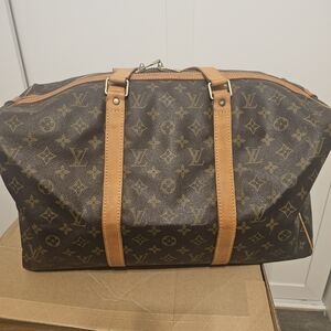 Louis Vuitton Brown Monogram Travel Bag